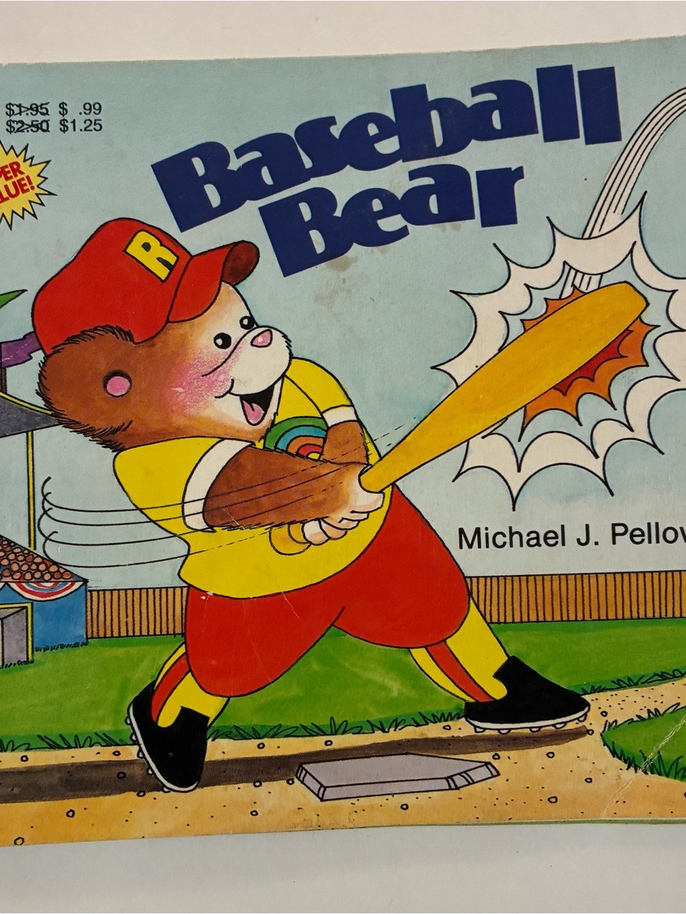 Baseball Bear Michael J. Pellowski 1987 Willowisp Press Vintage Children’s Book